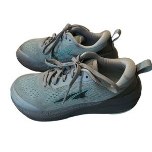 Altra Paradigm 5 Light Green/Blue 6.5 Plush Altra Ego Midsole Running Sneakers.